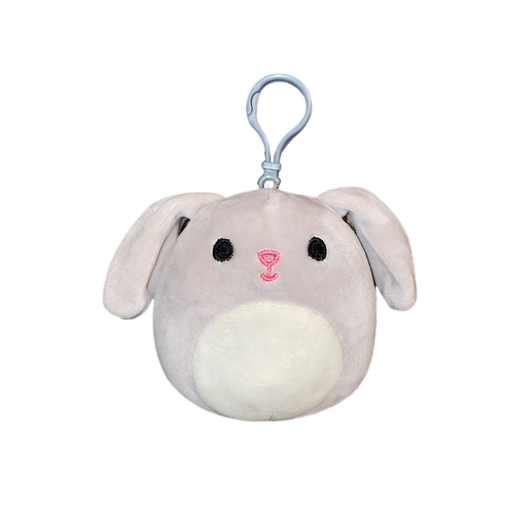 RARE Squishmallow Blake the Bunny w/ EYES OPEN Clip On